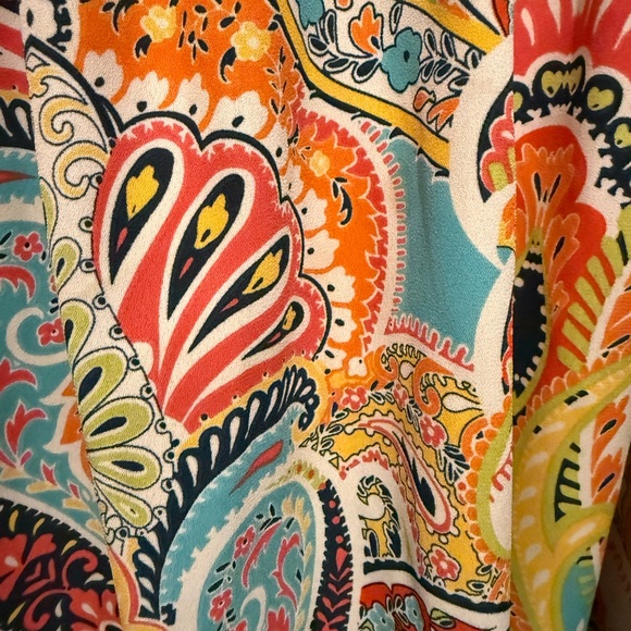 Spense Multicolor Paisley Blouse - Picture 5 of 8